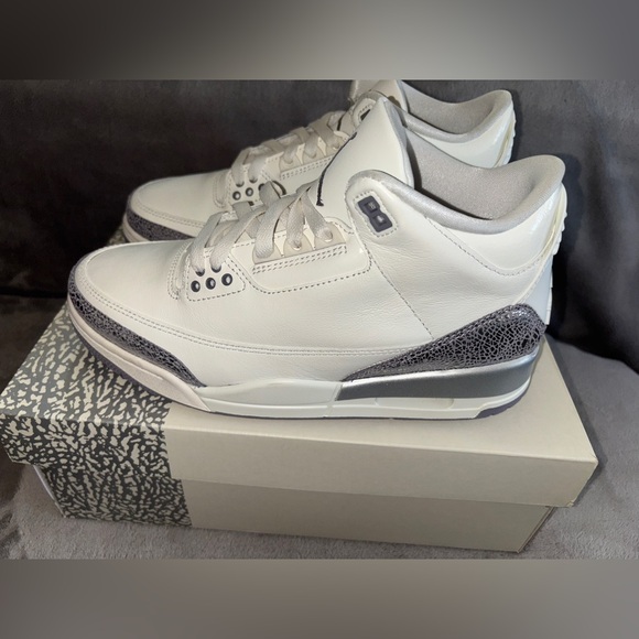 NWT WMNS Jordan 3 “sail & Metalic silver” - Picture 8 of 11